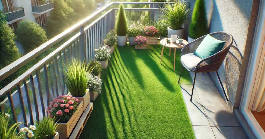 ベランダに人工芝を敷くメリット