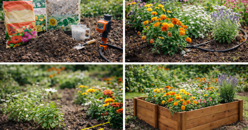 花壇作りを楽にする便利アイテム