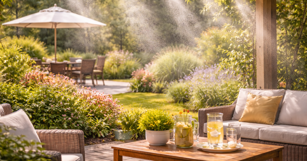 ミストシャワーの効果とメリット