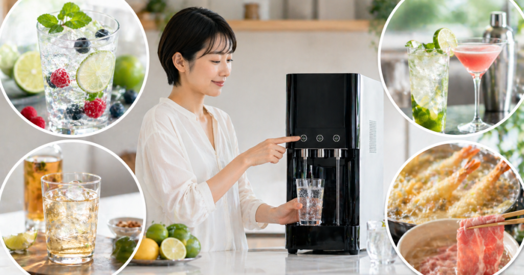 炭酸水のメリット：市販より便利＆自由度が高い