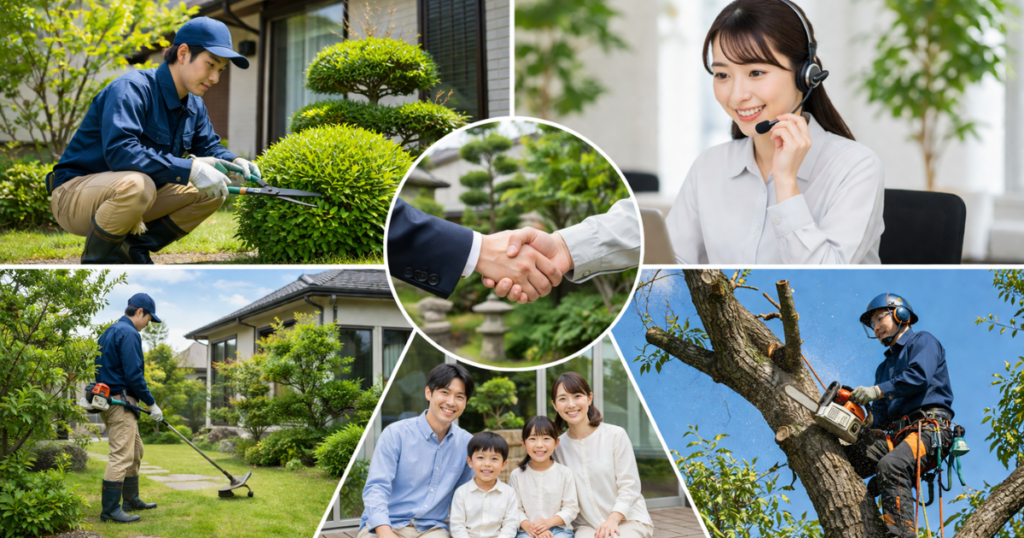 お庭110番が選ばれる5つの理由