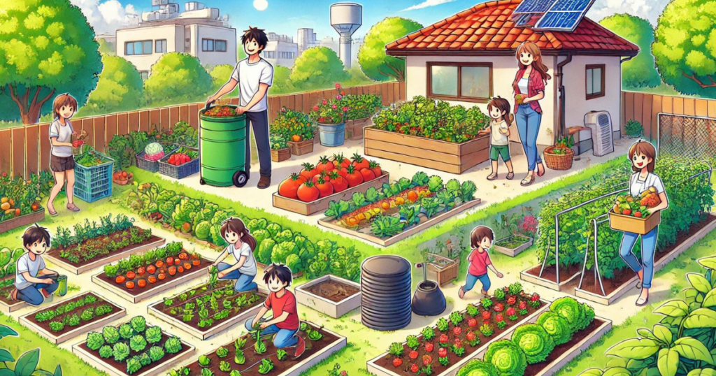 家庭菜園を庭で始めるメリット