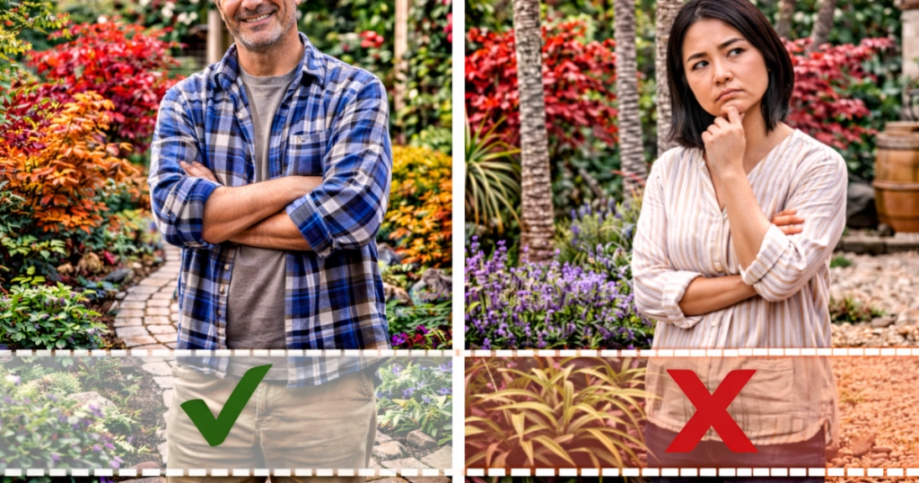 まず結論：洋風の庭 × 紅葉が向いている人・向かない人