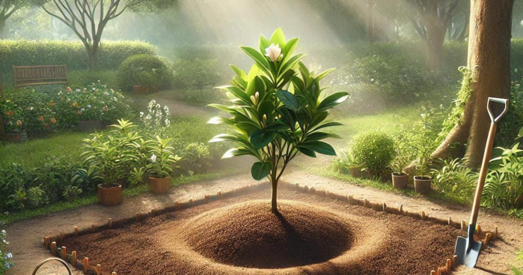 クチナシの庭への植え付け時期と場所の選び方
