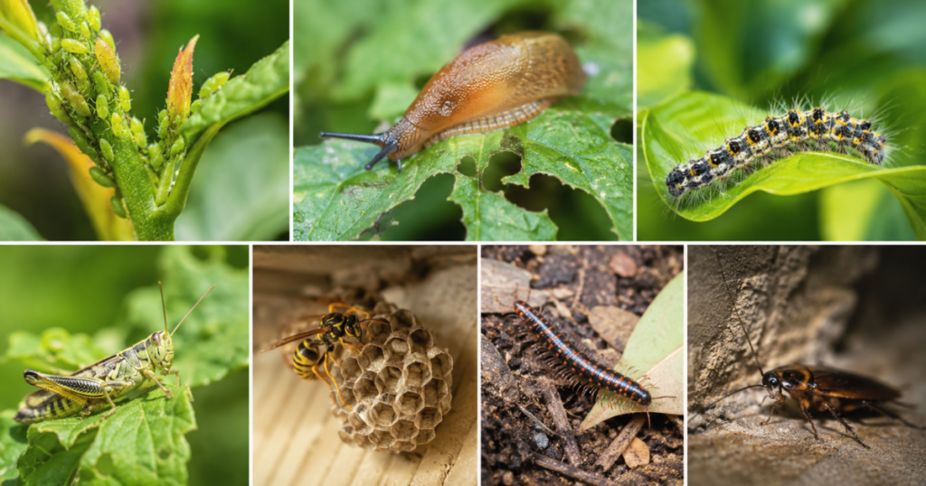 庭で発生しやすい害虫一覧【初心者向け】
