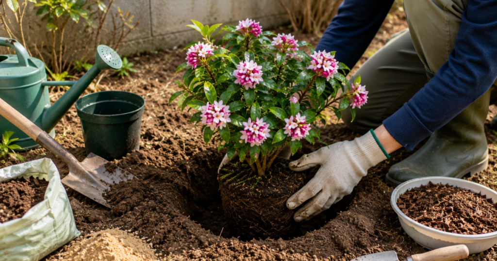 沈丁花の植え付け時期と方法