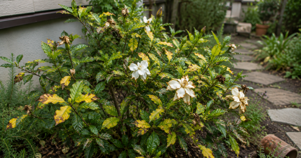 クチナシを庭に植えて後悔する失敗例