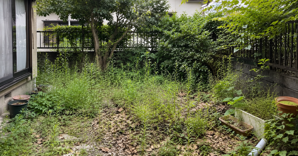 庭が汚く見える原因はこの5つ
