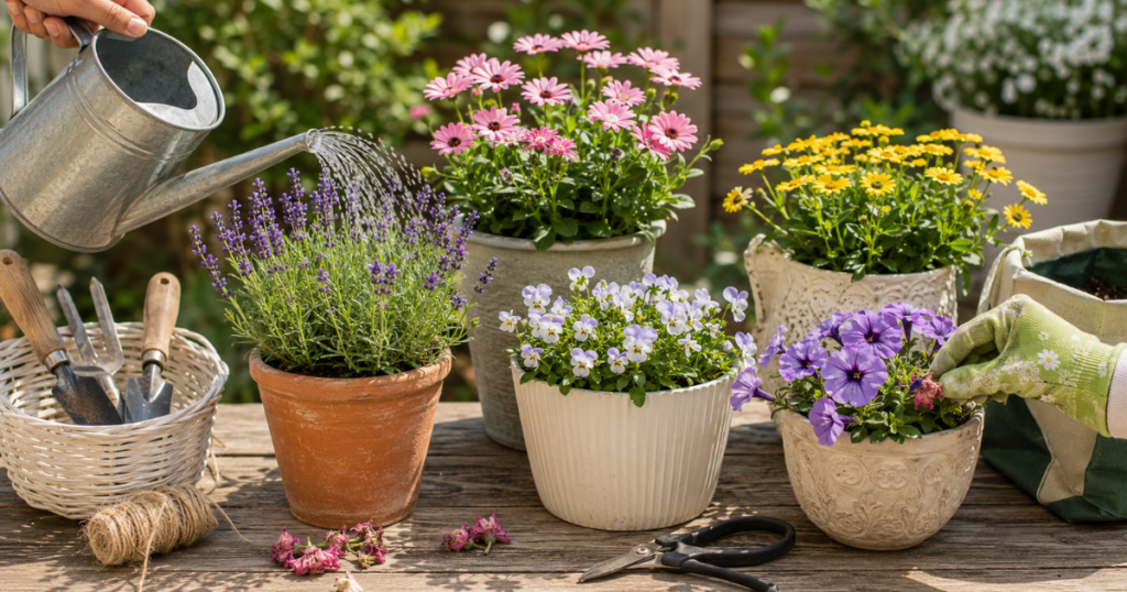 鉢植えの管理とメンテナンス方法