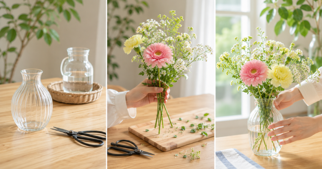 お花のある暮らしを始める簡単ステップ