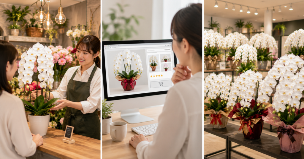 花屋・一般通販・専門店はどれがおすすめ？