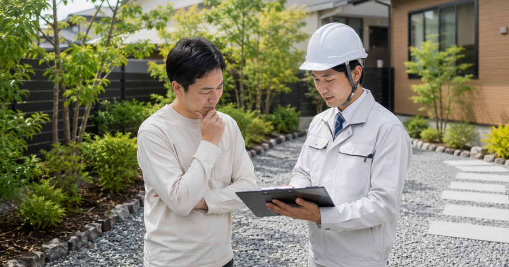 砂利敷き業者の選び方：失敗しない5つのポイント