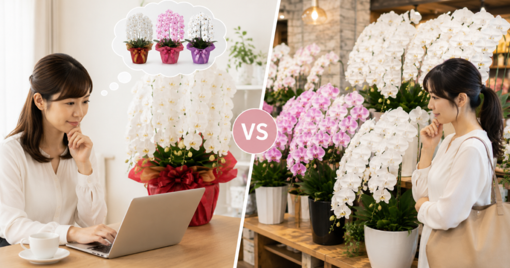 胡蝶蘭は通販と花屋どちらがおすすめ？