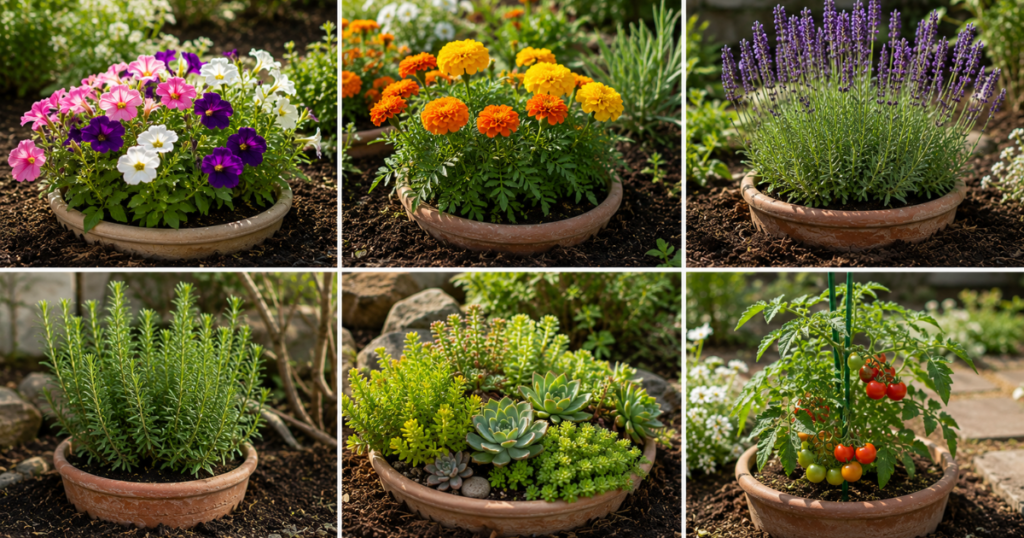 半地植えにおすすめの植物