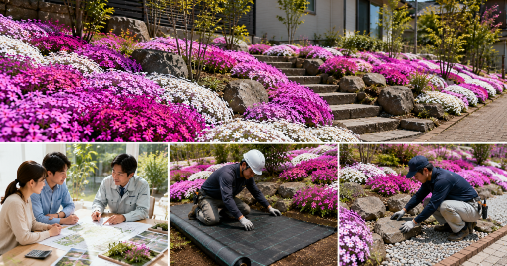 芝桜の庭づくりに利用できるサービス比較