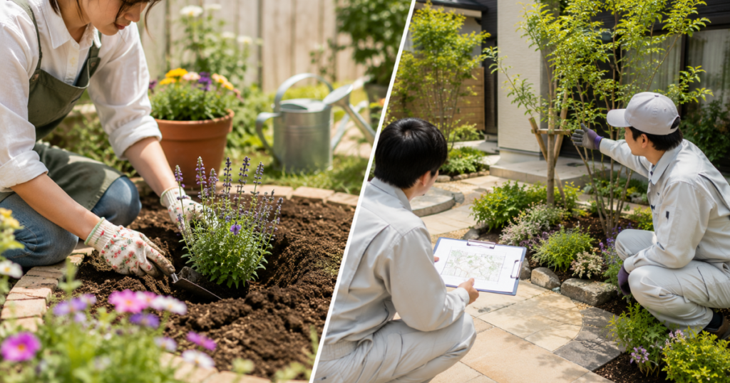 ガーデニングはDIYと業者依頼のどちらがおすすめ？