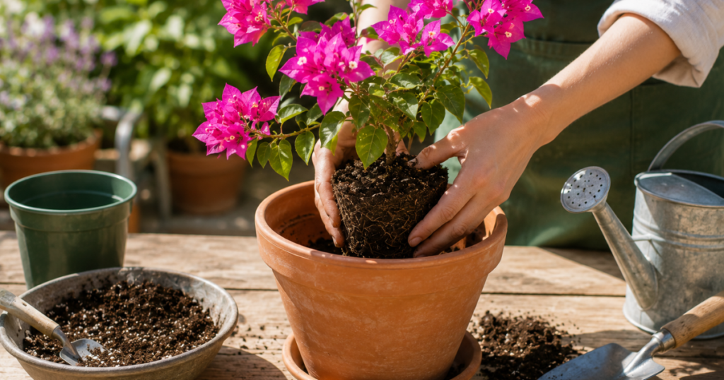 ブーゲンビリアの植え付け時期と植え方