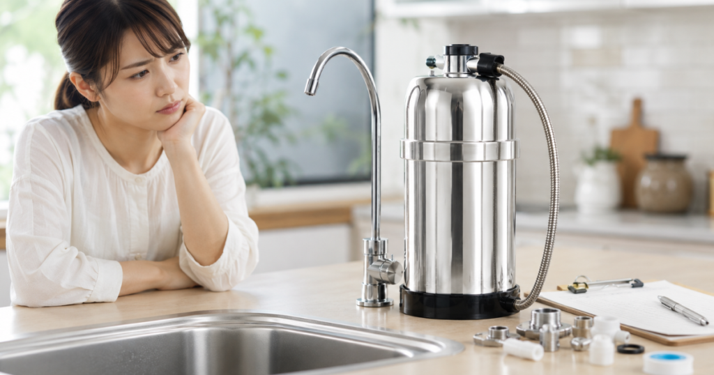 マルチピュア浄水器のデメリット・注意点