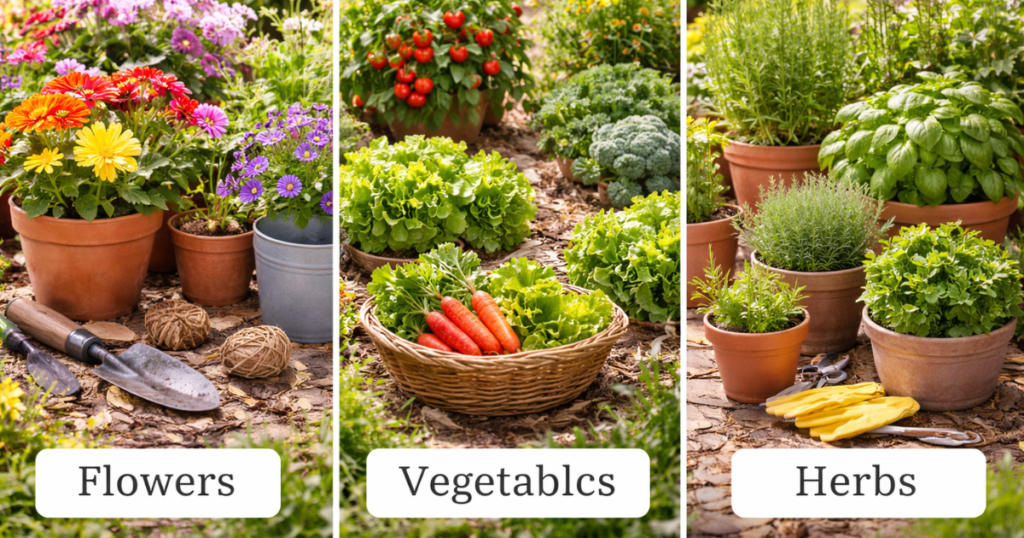 春に育てやすい植物(3カテゴリ)