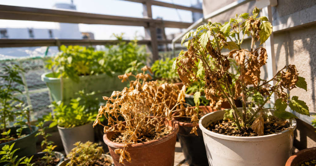 夏のベランダガーデニングで植物が枯れやすい理由