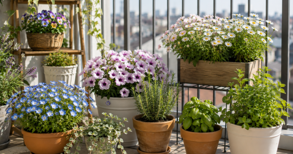 春のベランダガーデニングにおすすめの植物