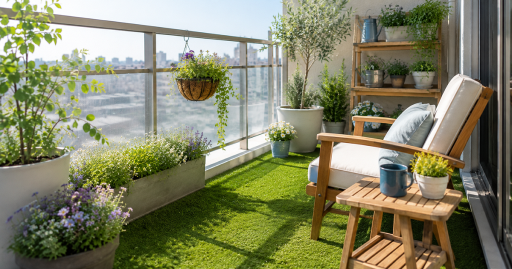ベランダに人工芝を敷くのはアリ？