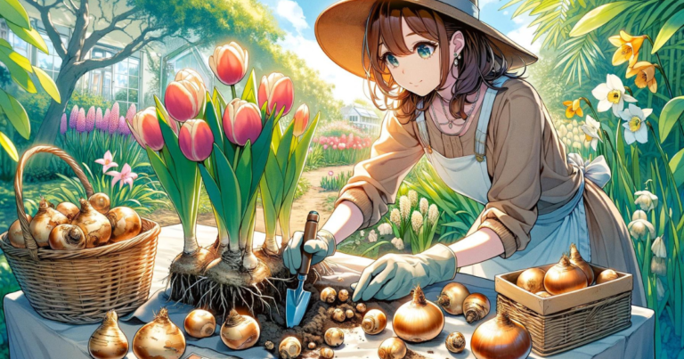 【球根の保存方法】初心者でも簡単!掘り上げから再植え付けまで完全ガイド | ビギナーガーデニング